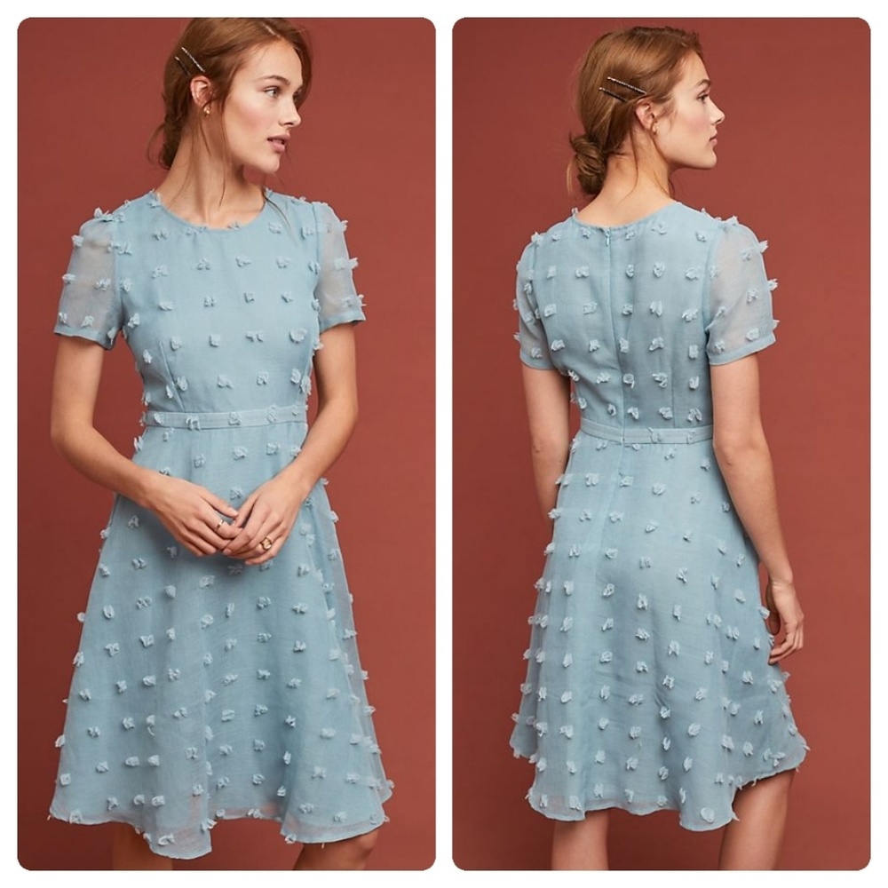 Anthropologie Glenda Textured Dress